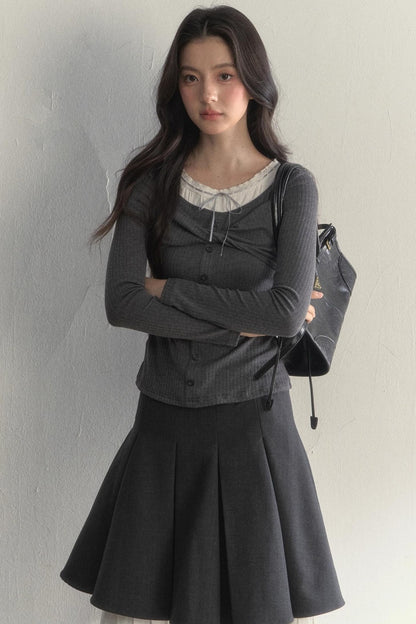 Bow Knot Knitted Top