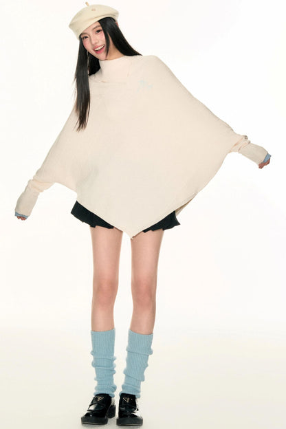 Embroidery Logo Cape Knitwear