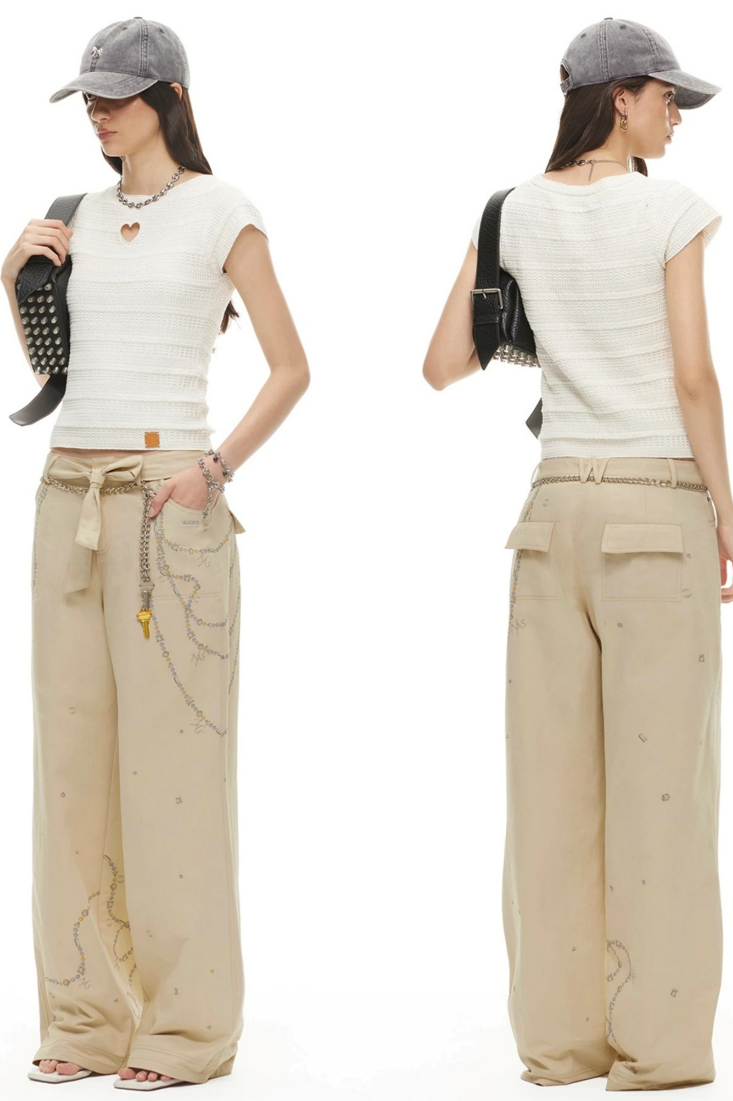 Heartbeat Linen Flutter Sleeve Top