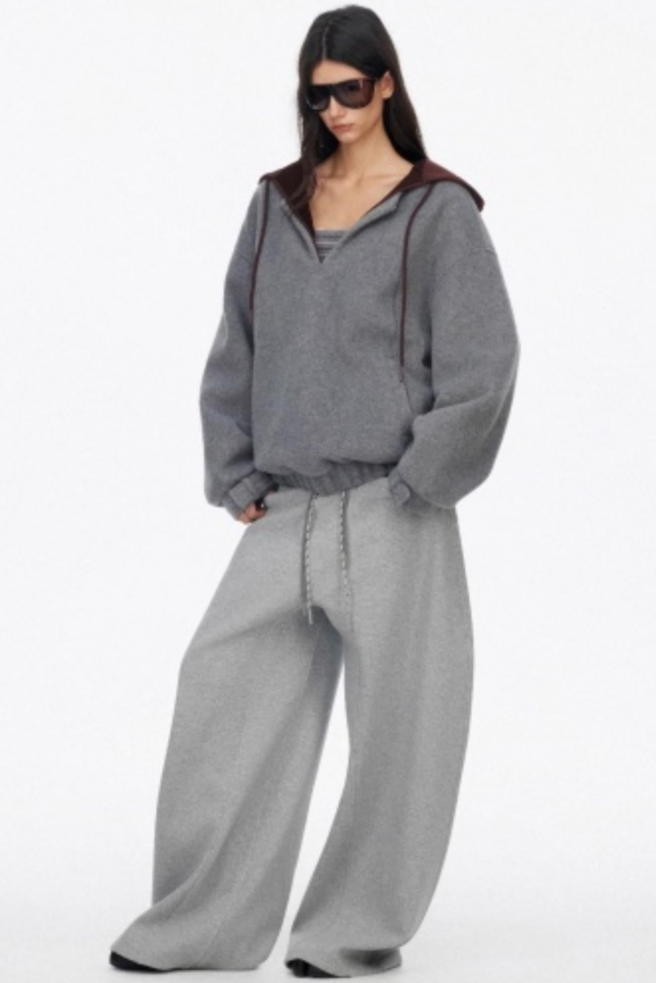 Casual Fleece Loose Sweatpants