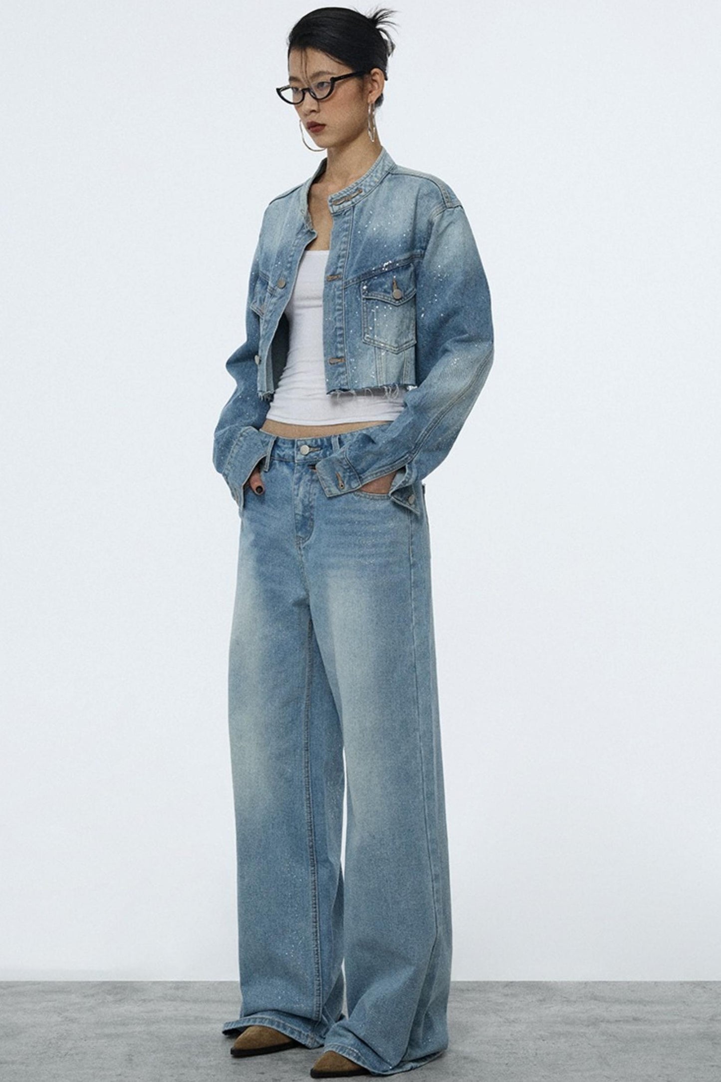 Blue Winter Denim Jacket