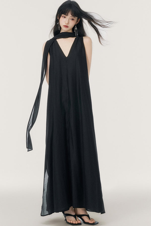 Summer Flutter Maxi Dress