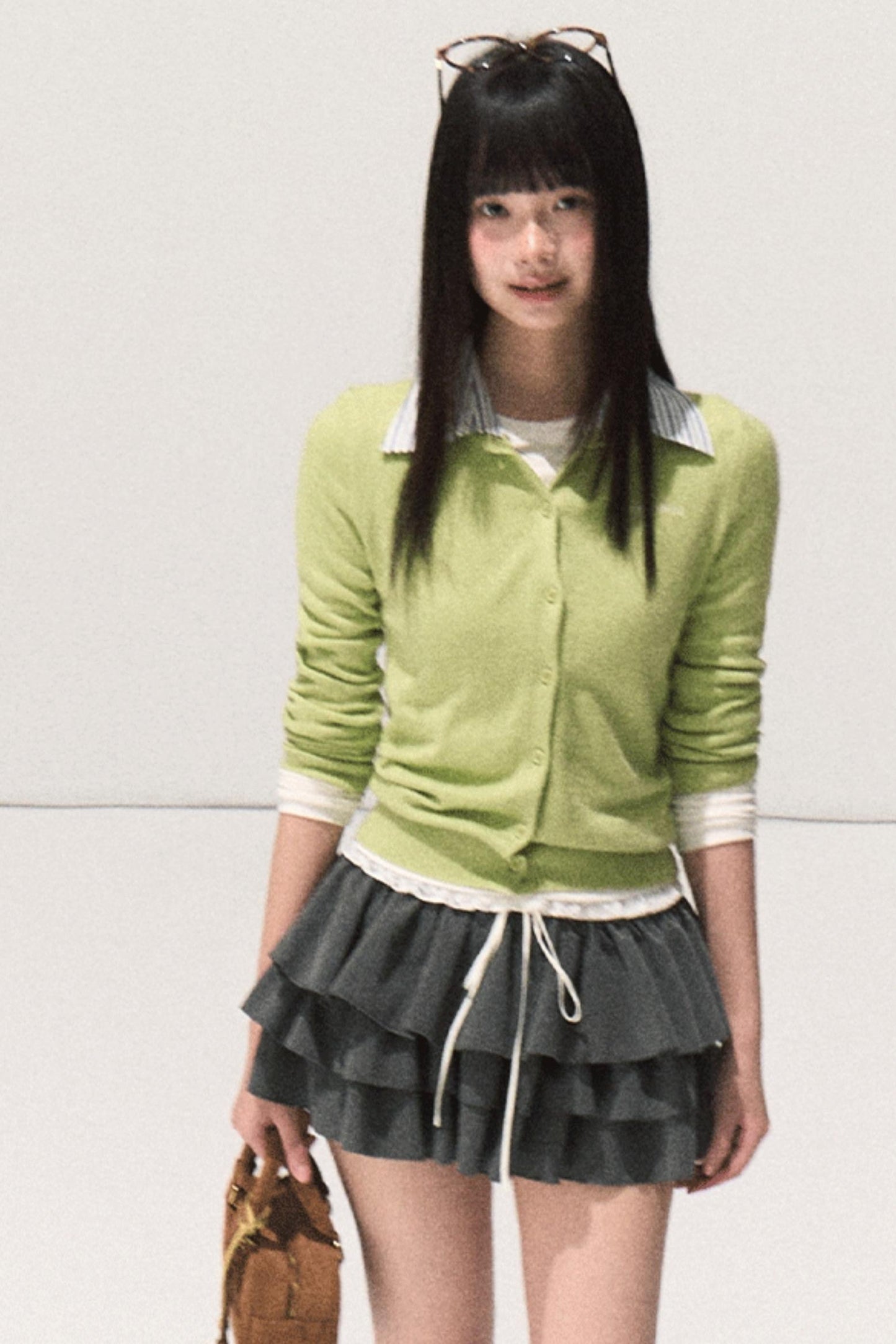 Slim Fit Wool Knit Top