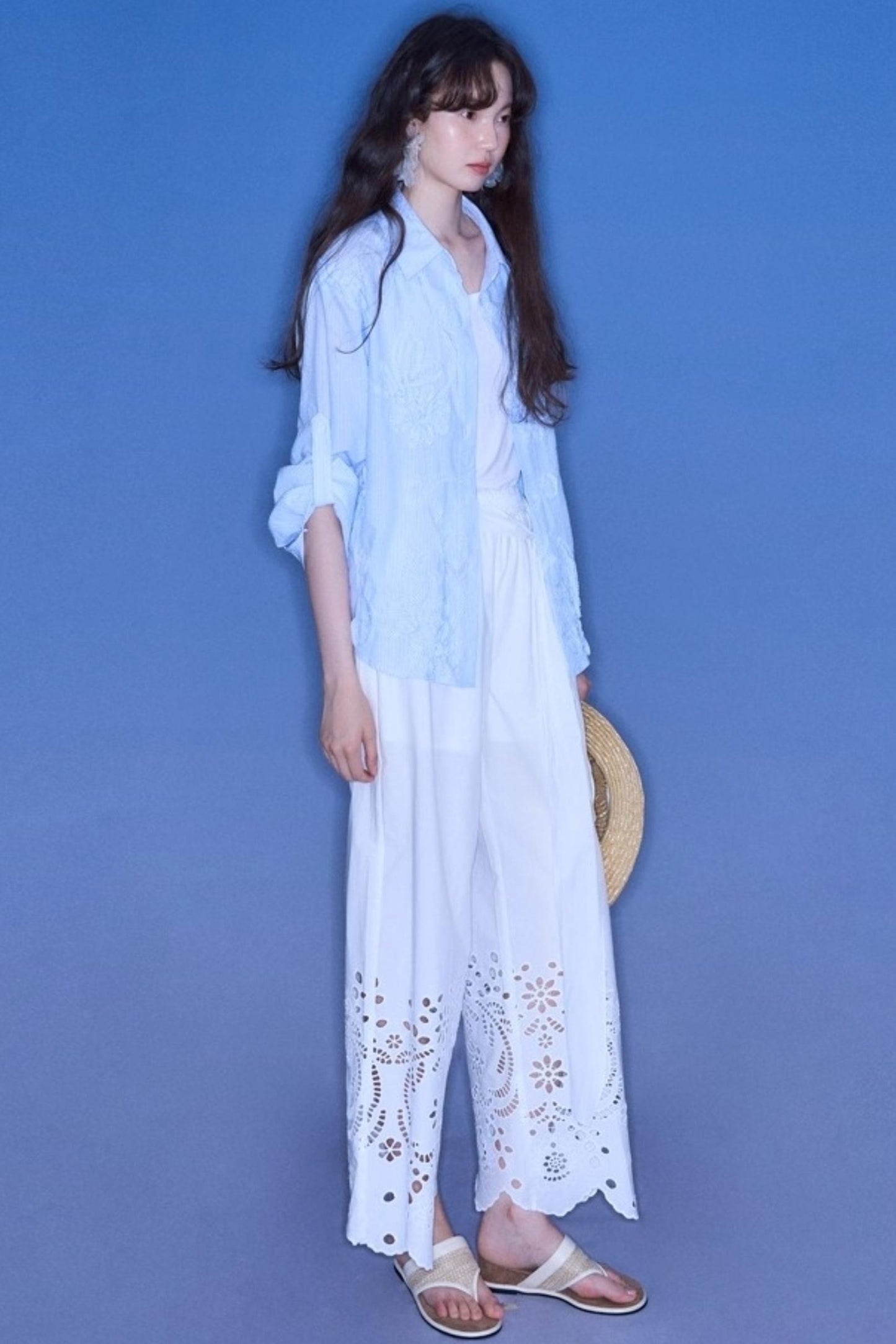 Flower Vine Long Sleeve Shirt Set-Up