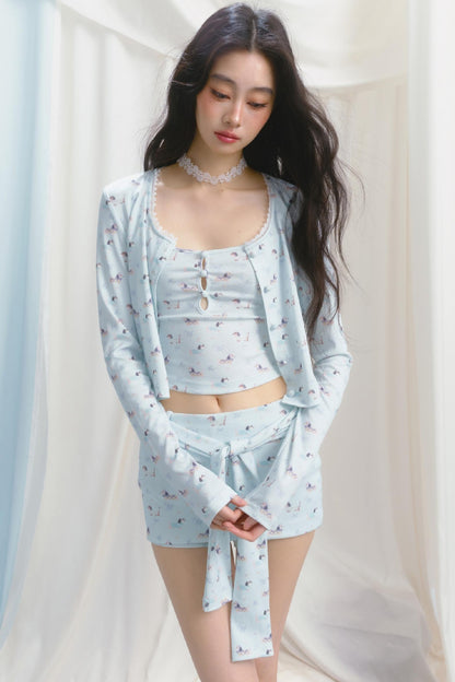 Puppy Fudge Cozy Trio Set-Up