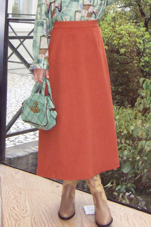 Vintage Tweed Flare Skirt