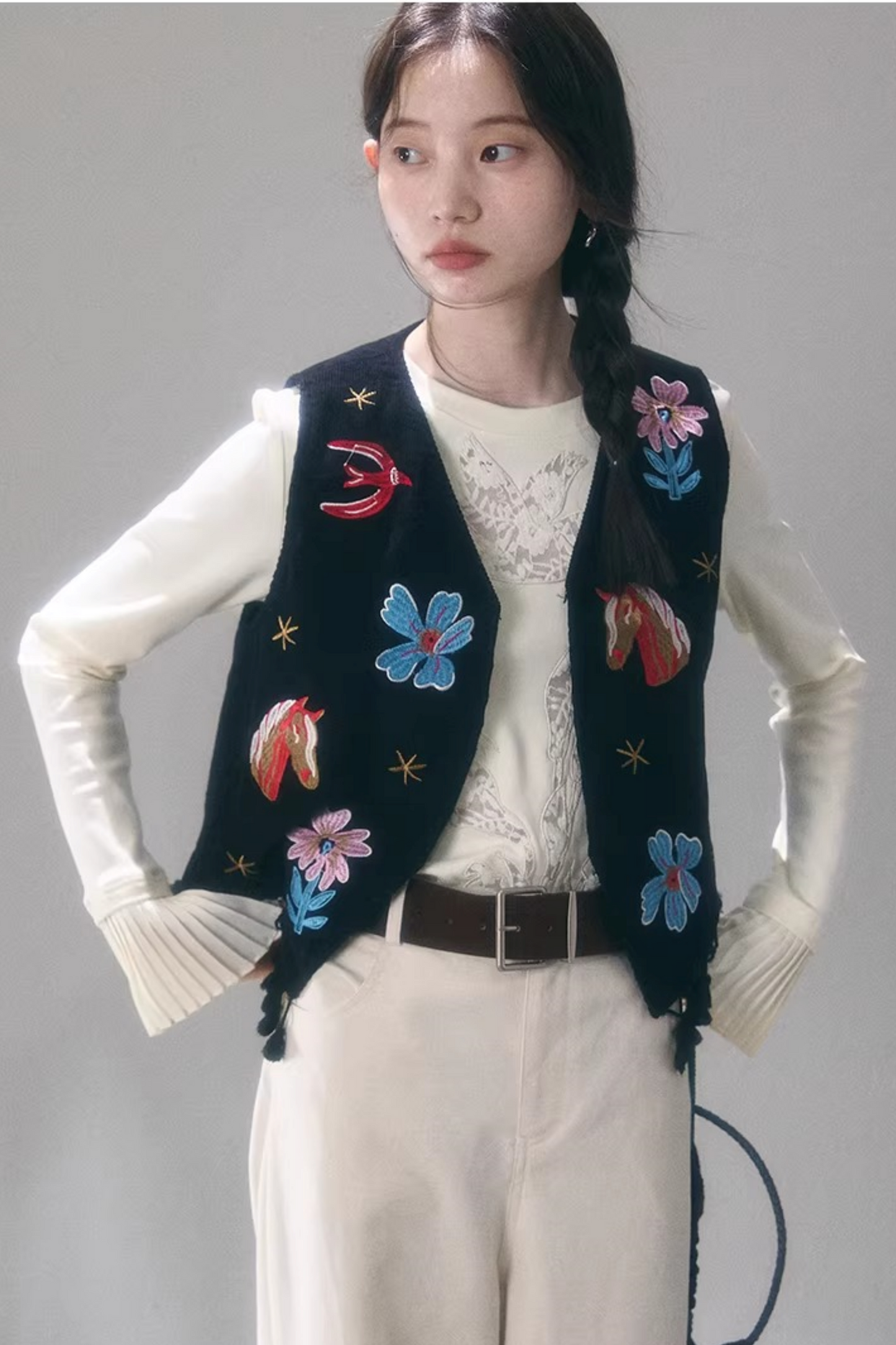 Flower Lily Lace Top