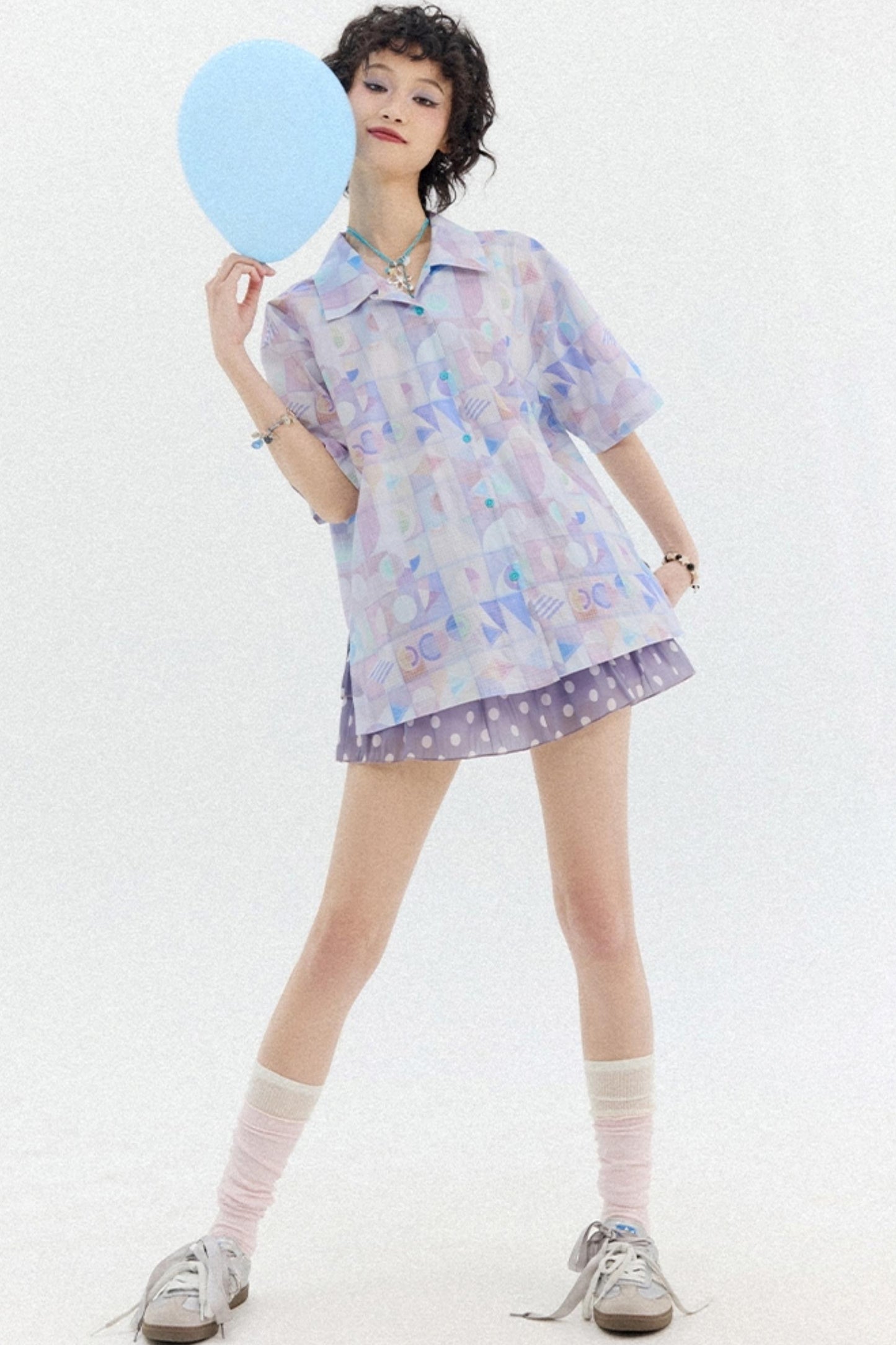 Summer Geometric Blouse