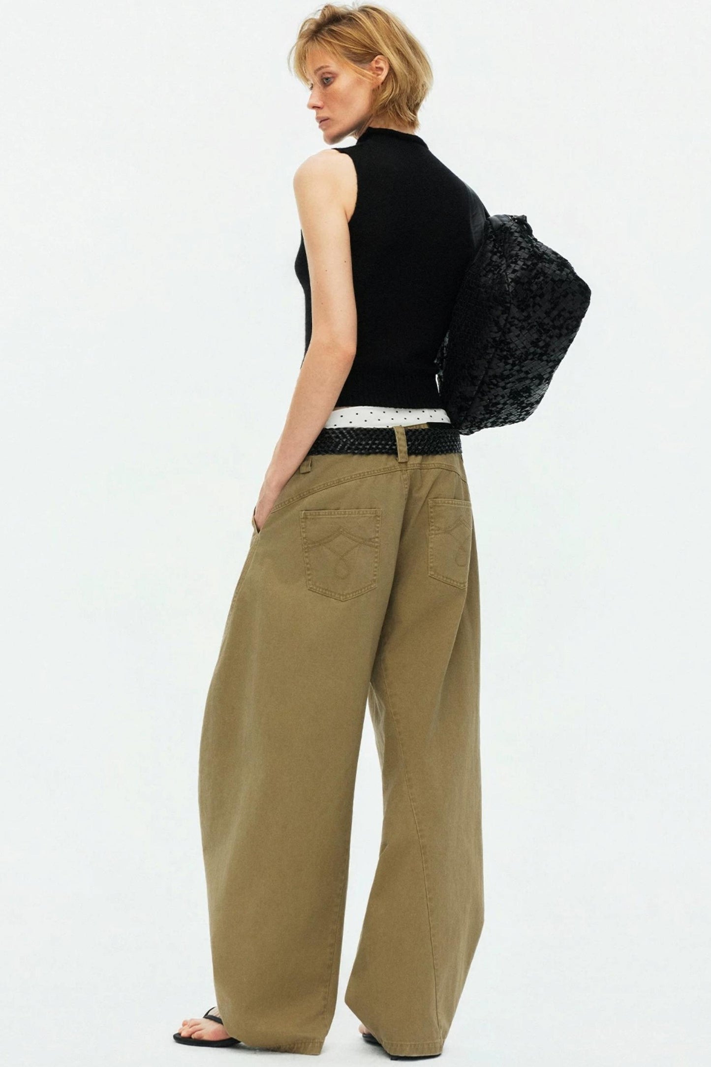 Multi-Color Mohair Knitted Vest