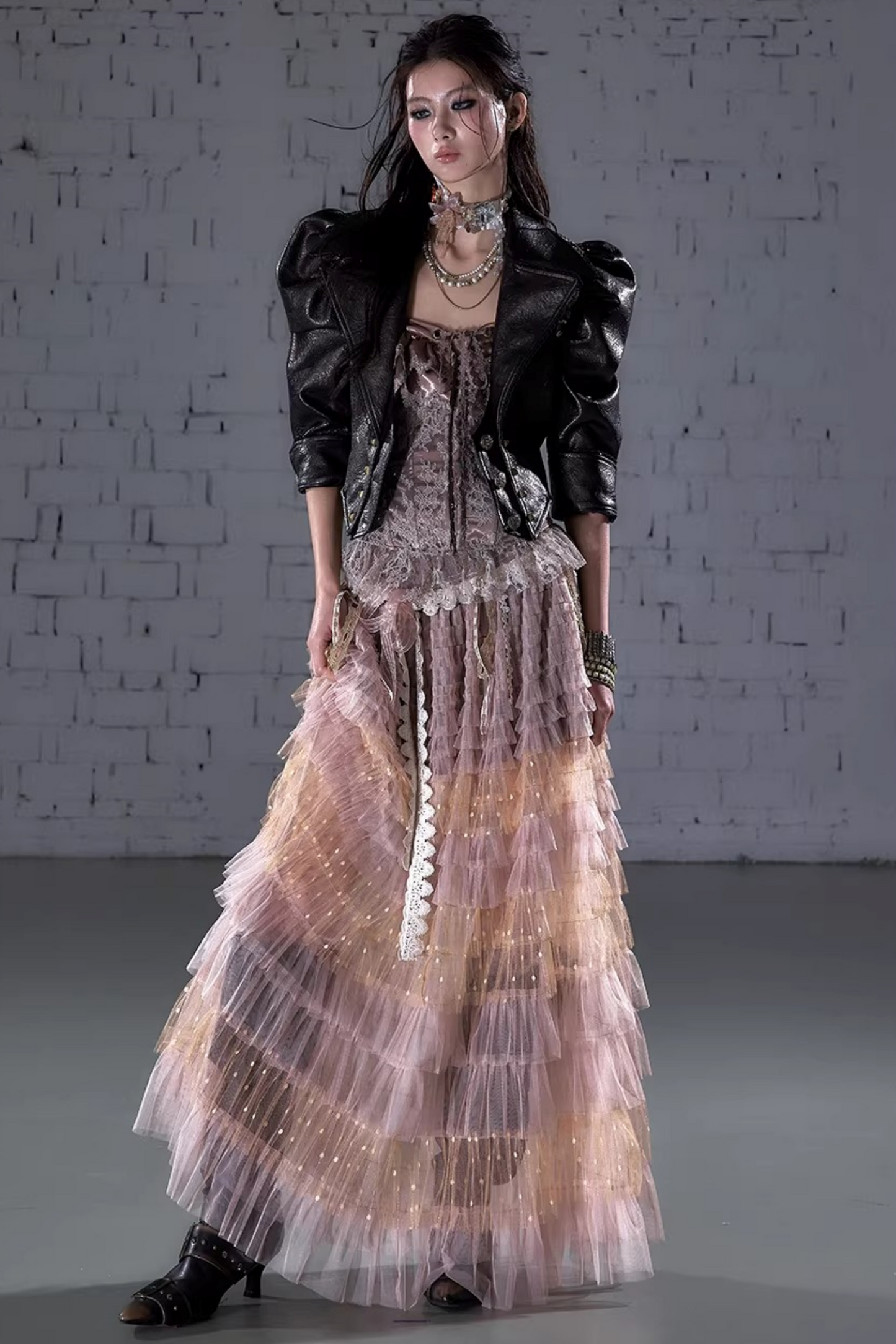 Punk Court Leather Jacket