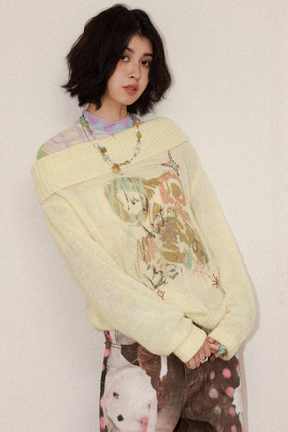 Gummy Bear Graffiti Pullover