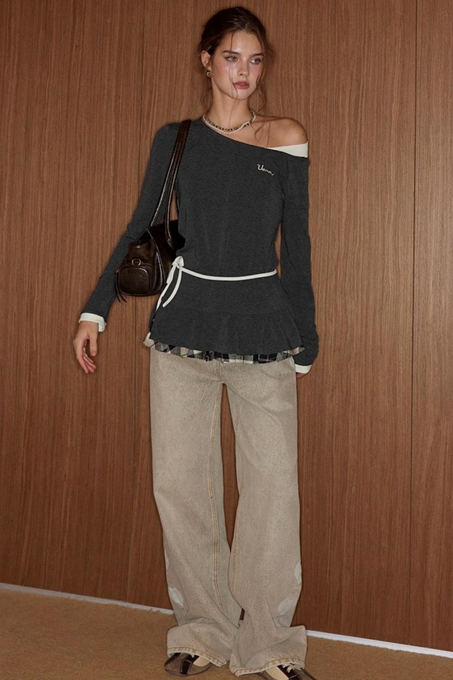 Knitted Crew Neck T-shirt