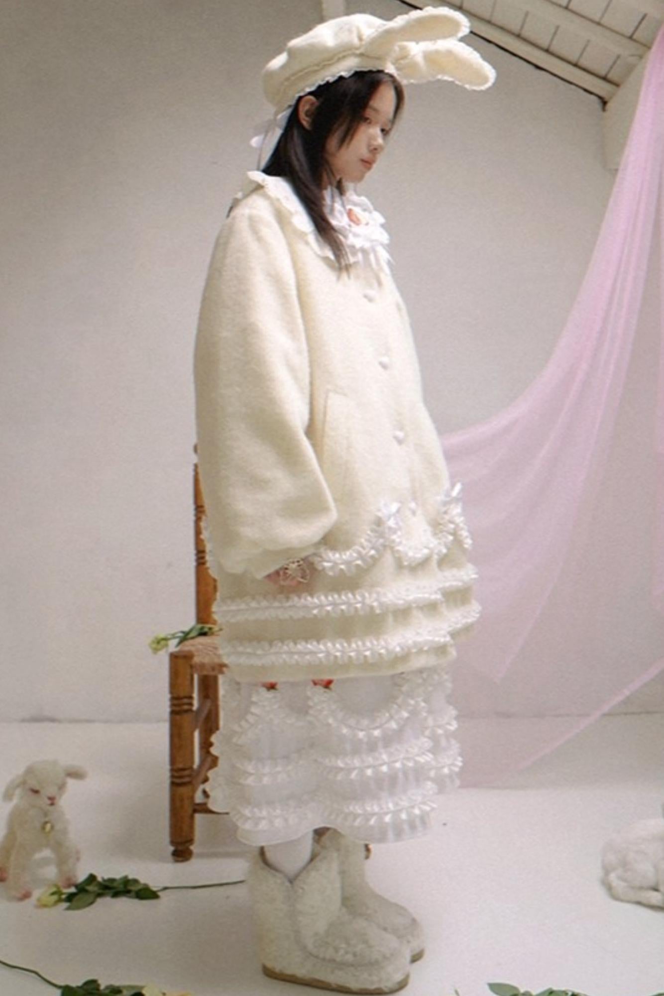 Happy Birthday Woolen Coat