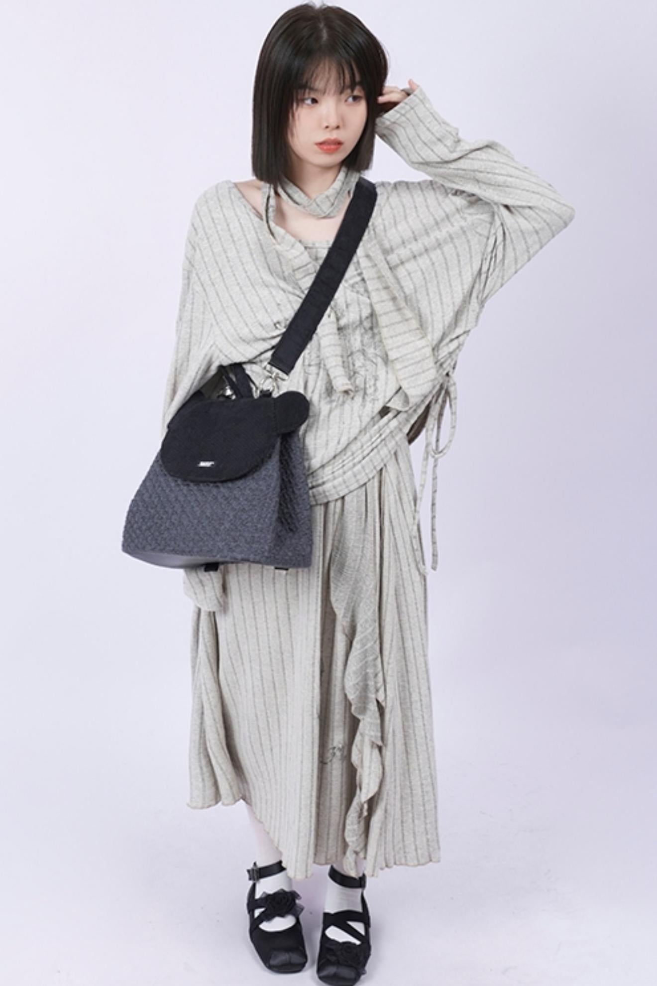 Patchwork Bear Crossbody Bag