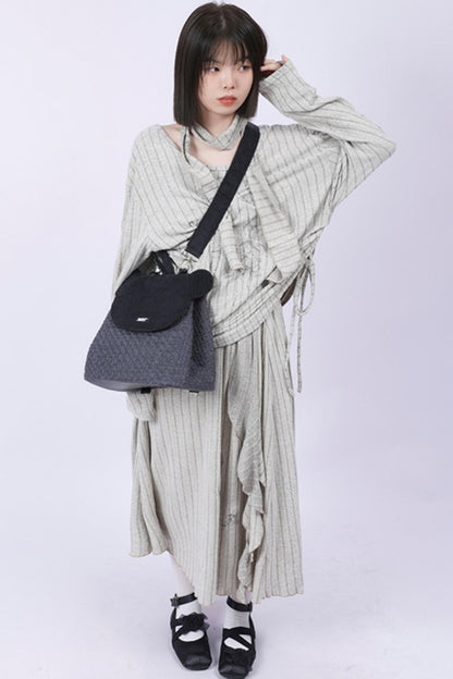 Patchwork Bear Crossbody Bag