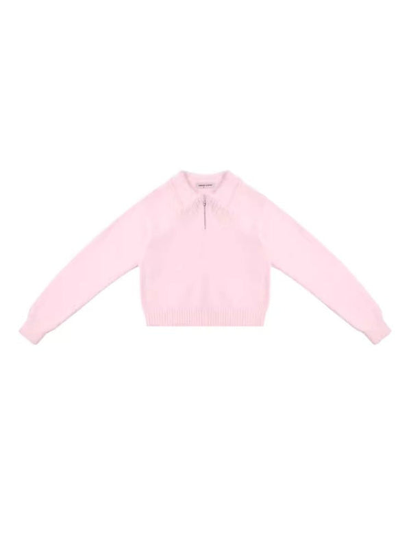 Thick wool polo neck sweater