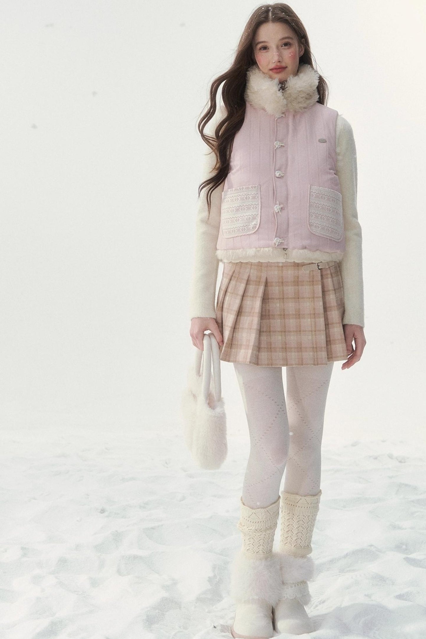 Sweet Berry Reversible Vest Jacket