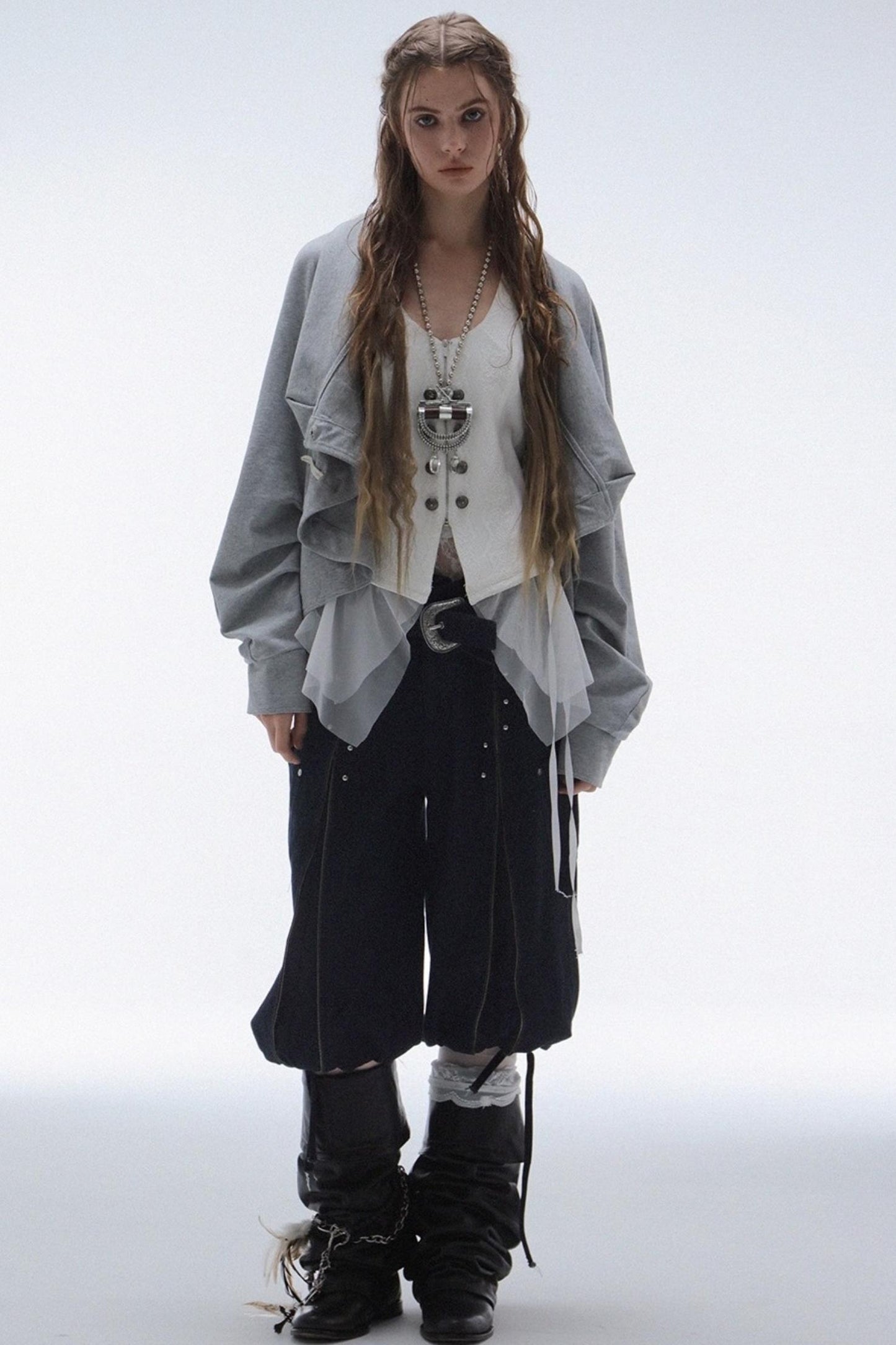 Distressed Harlem Equestrian Pants