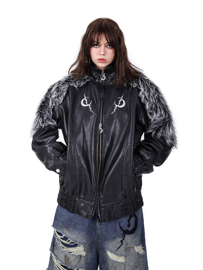 original structural black silver coat