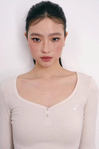 Spring in Seoul V-Neck Top