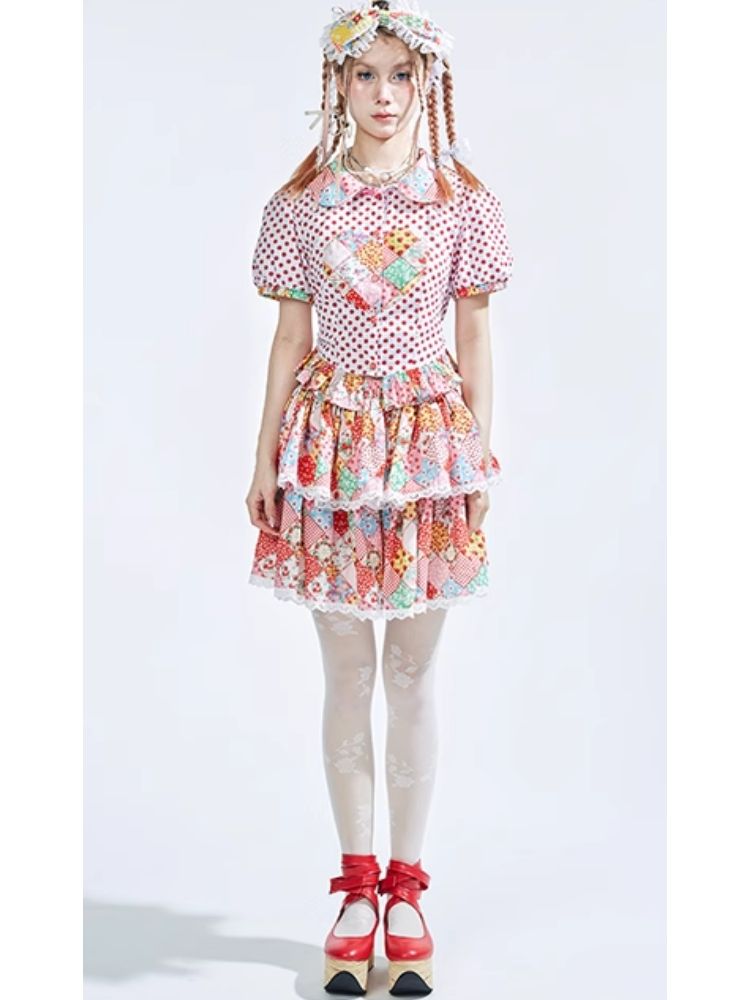 Lolita Cute Childish Girl Niche Short Sleeve Shirt