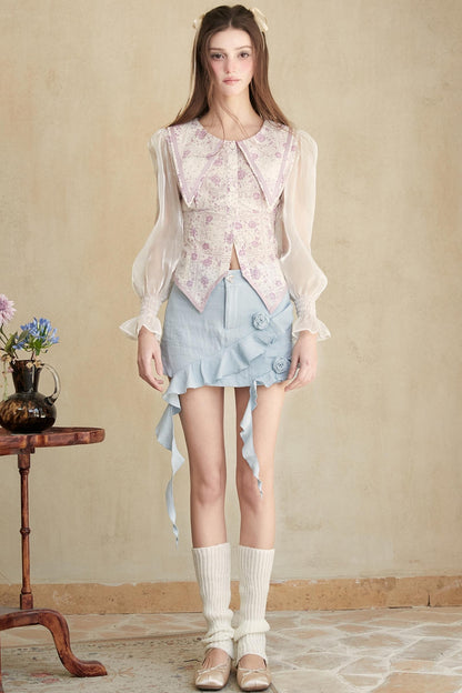 Signature Purple Collar Shirt