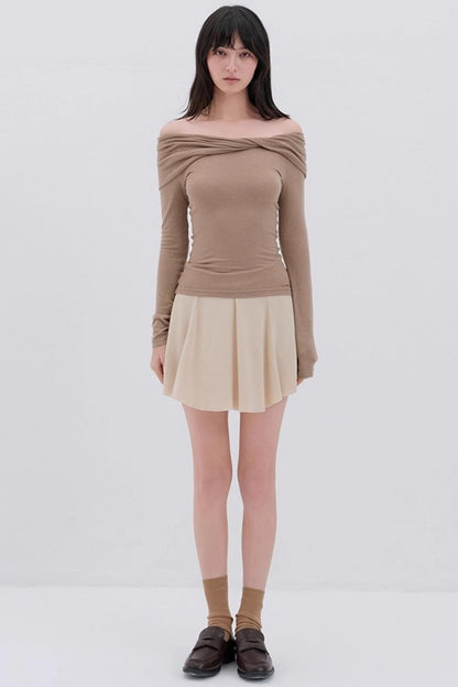 Romantic One-Shoulder Top