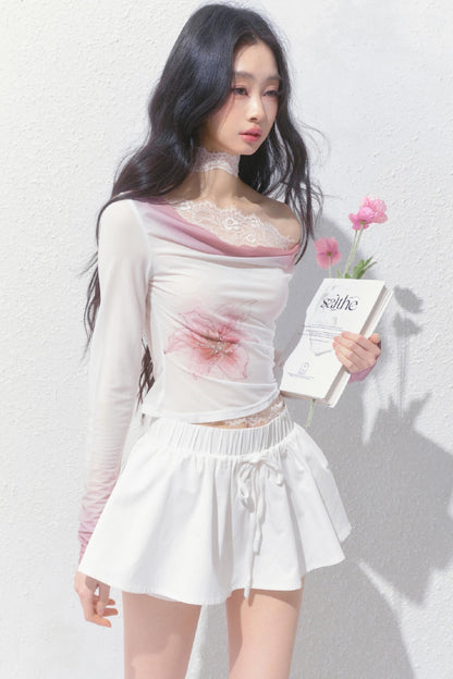 Romantic Lace Patchwork Tee