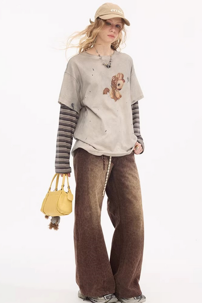 Blooming Soon Spliced Top