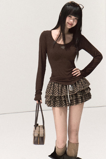Skin Emotion Long-Sleeved Knitted Sweater