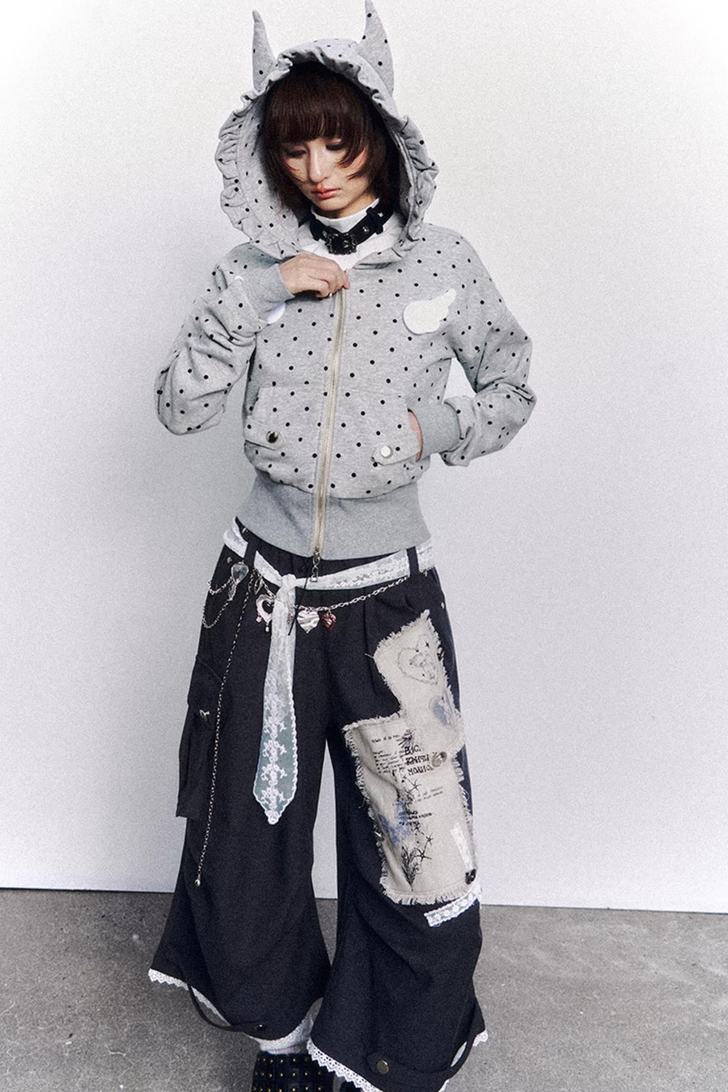 Vintage Lace Patchwork Pants