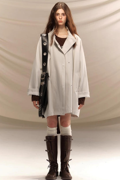 Amber Ginkgo Trench Coat