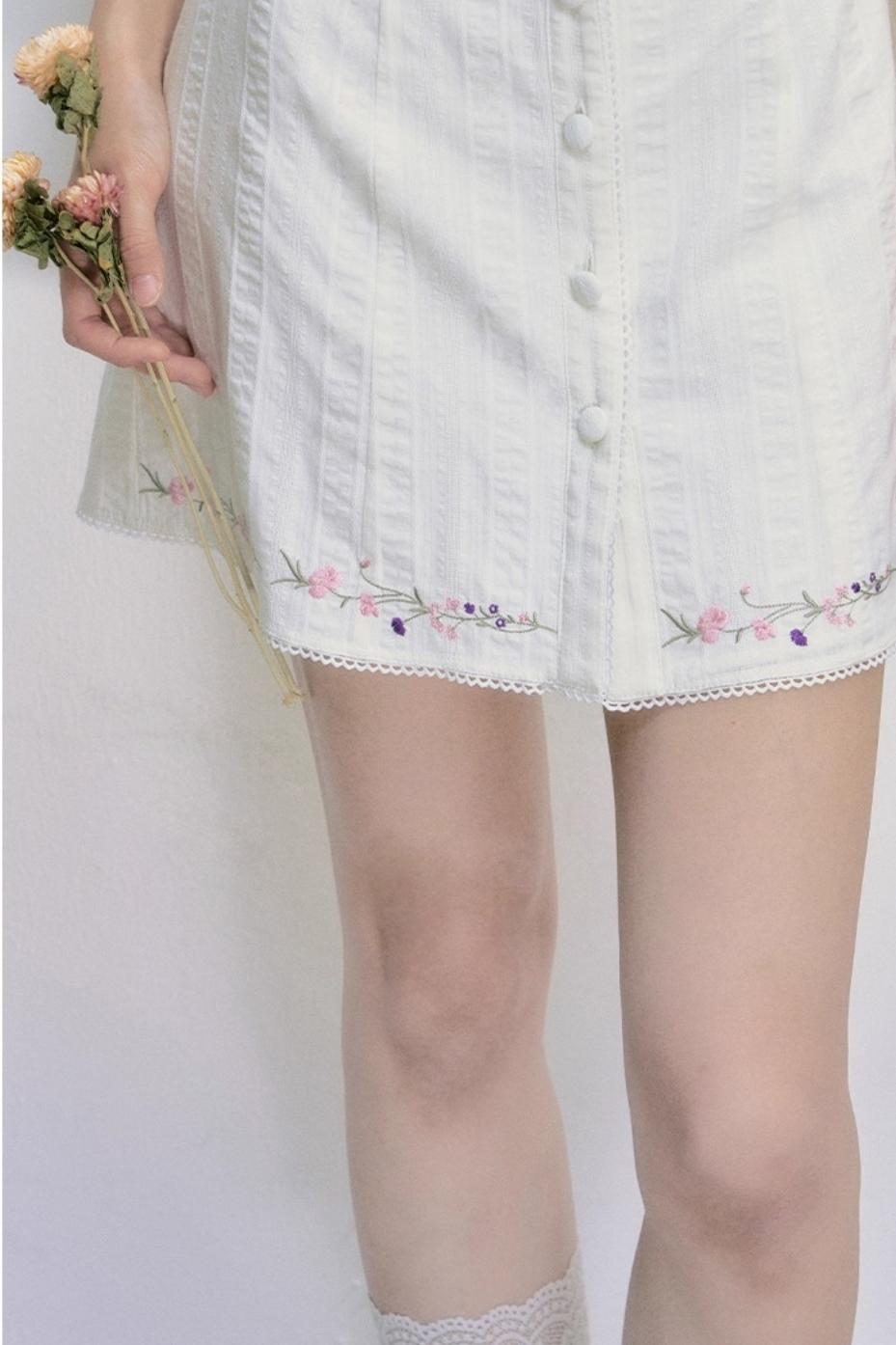 Wind Kiss Cotton Texture Dress