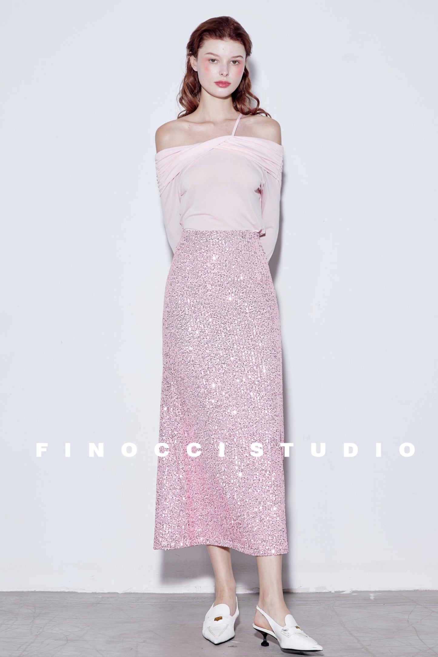 Blooming Pink Sparkle Skirt