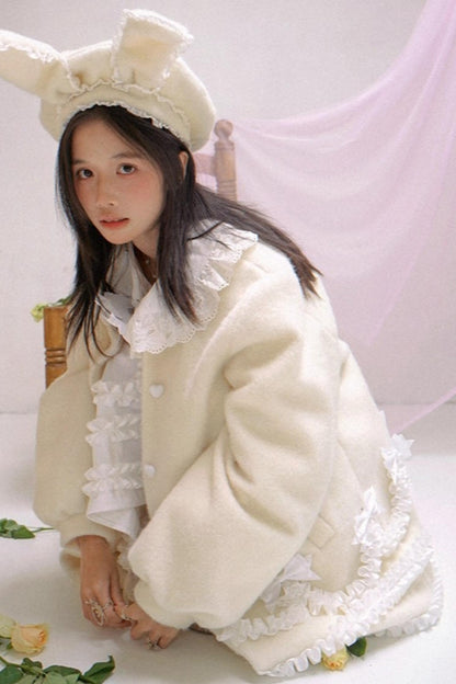 Happy Birthday Woolen Coat