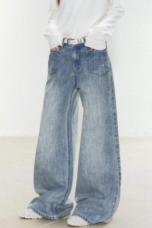 Shining Galaxy Distressed Jeans