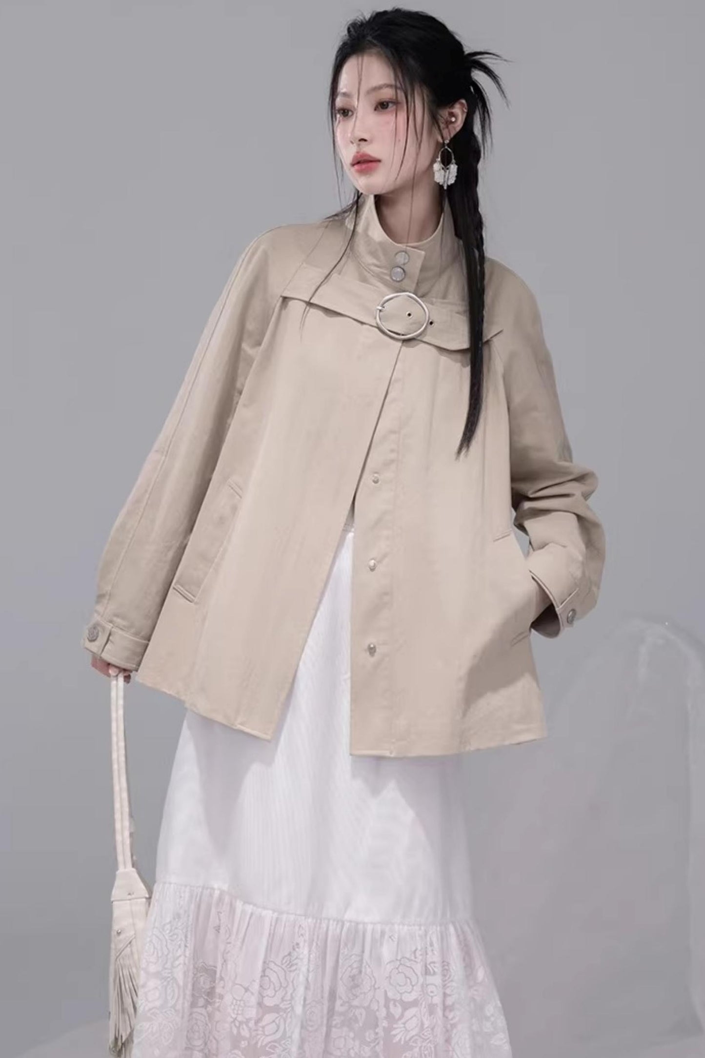 Milk Tea Brown Cape Coat