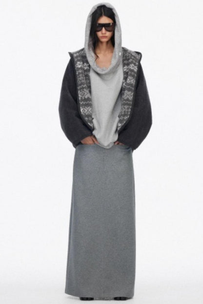 Versatile Slimming Straight Skirt