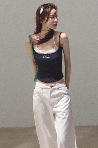 Summer Embroidered Camisole