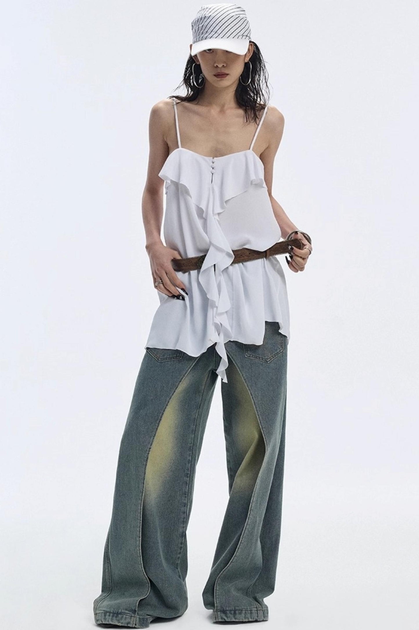 Vintage Blue Wide-Leg Jeans