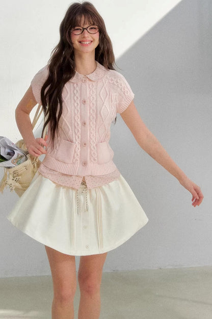 Knitted Korean Two-Piece Sweater