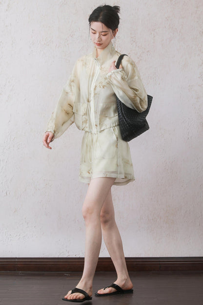 Summer Breeze Sun Shirt & Shorts Set-Up