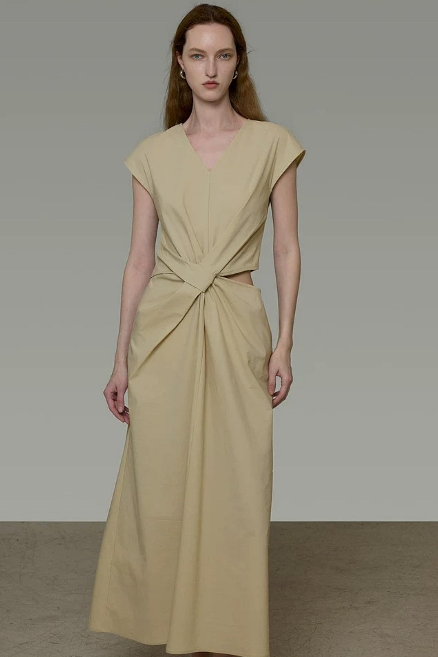 French Pleated Summer Dress