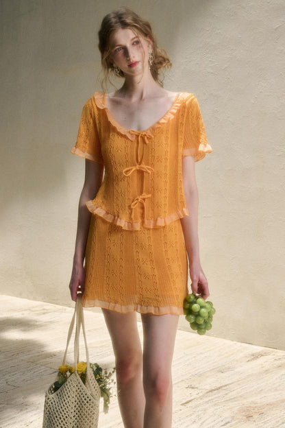 Vanilla Citrus Knit Trio Set-Up