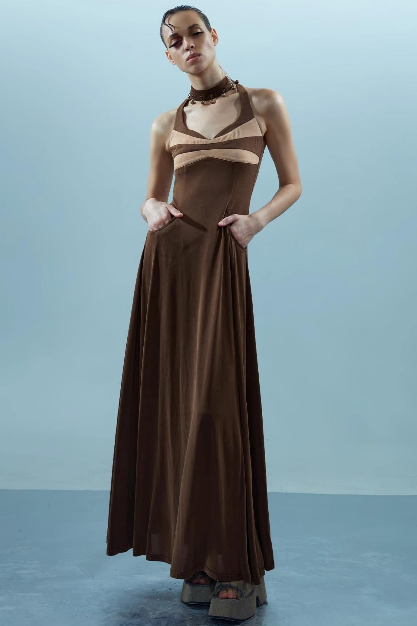 Celestial V-Neck Dress