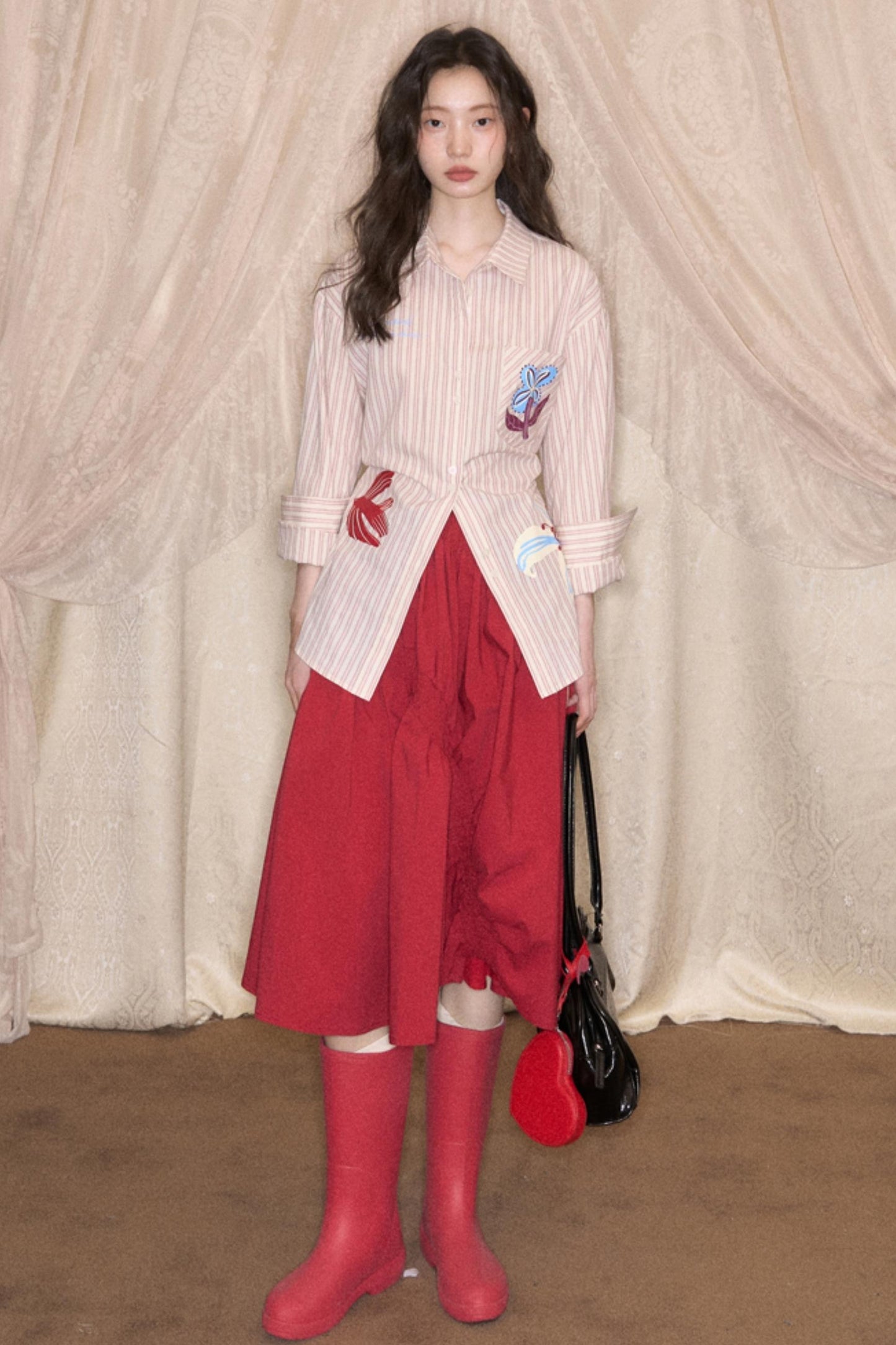 Flying Lily Striped Shirt