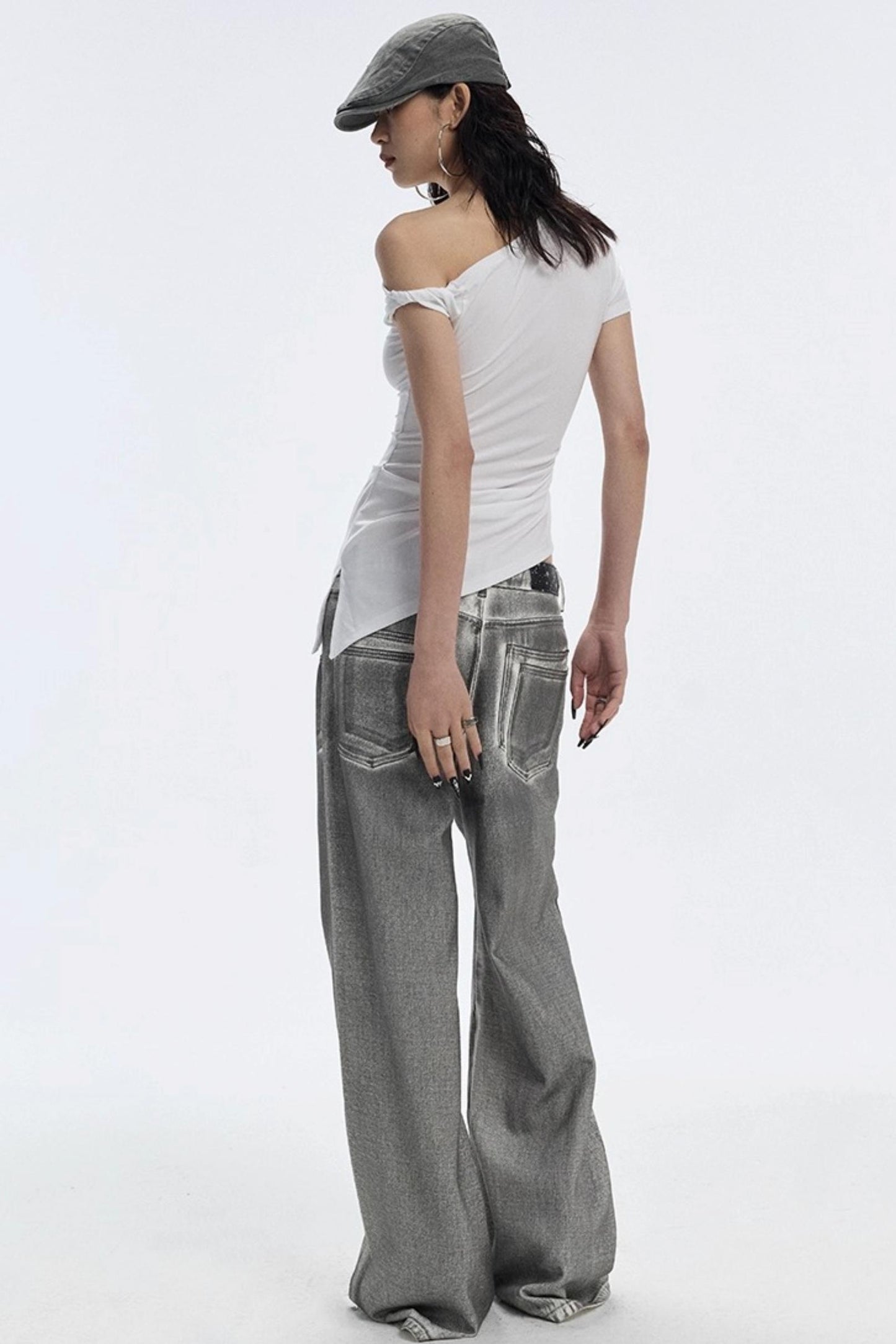 Bevelled Studded T-Shirt