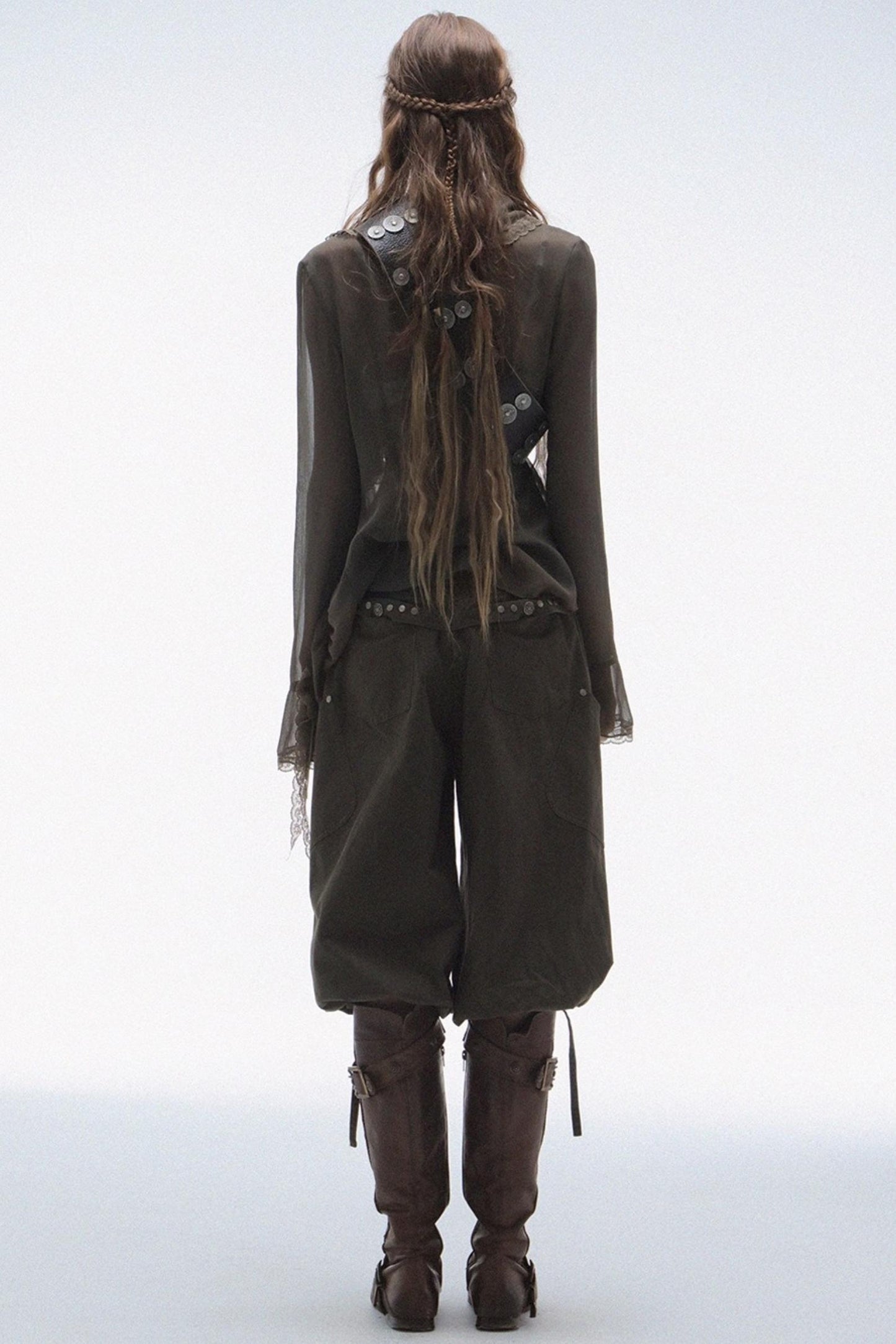 Distressed Harlem Equestrian Pants