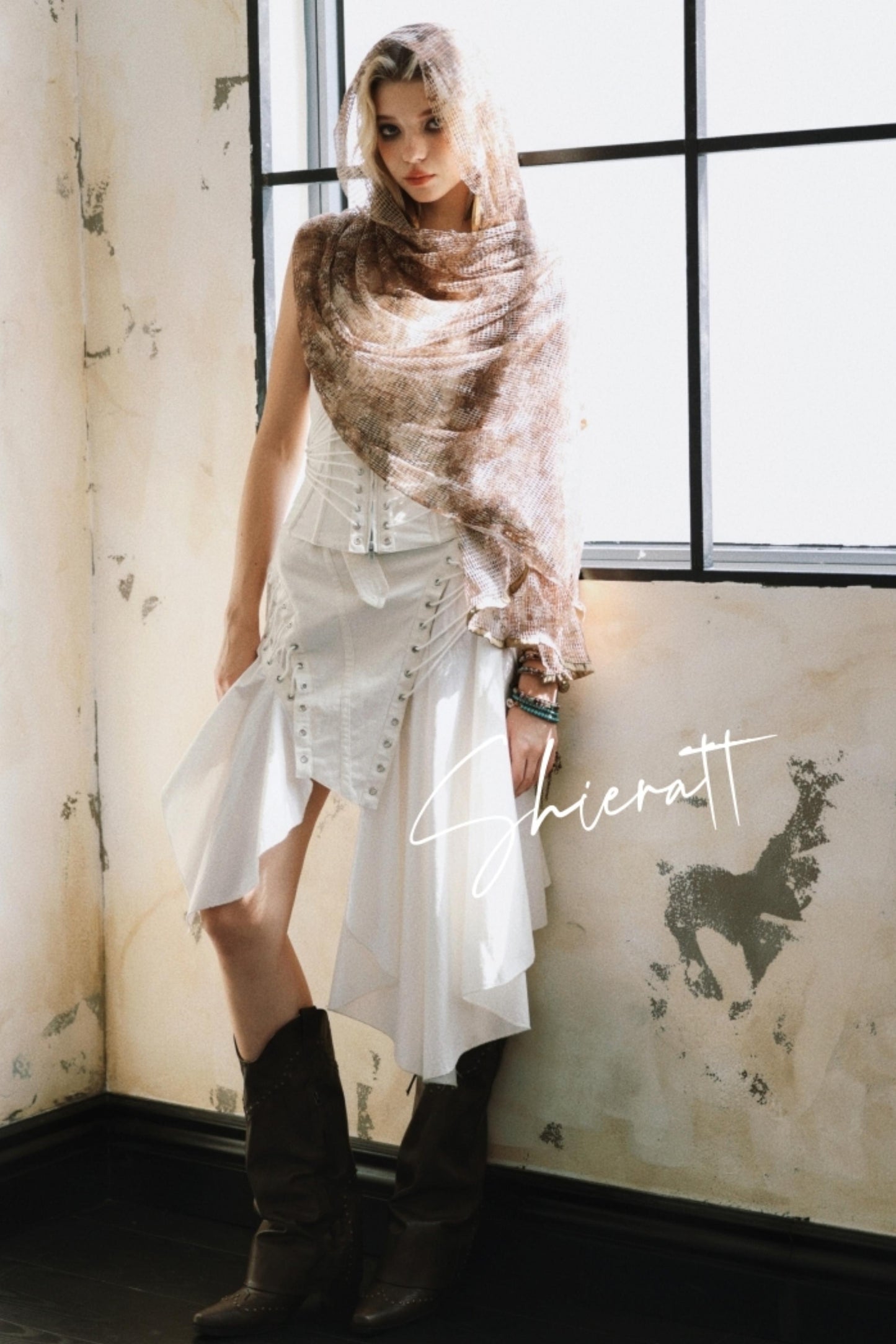 Strappy Flare Skirt Set