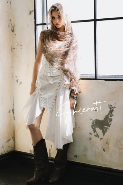 Strappy Flare Skirt Set